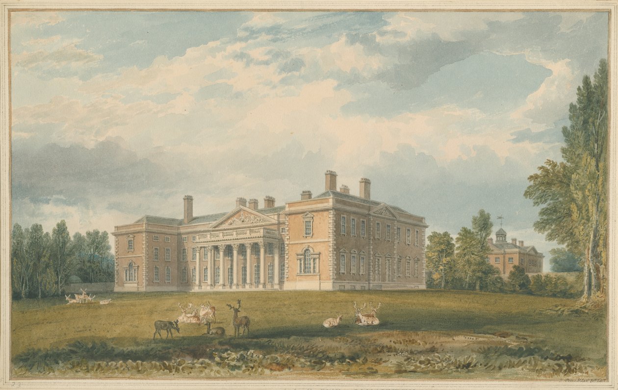 Leicestershire - Gopsall House, 1820 da John Buckler