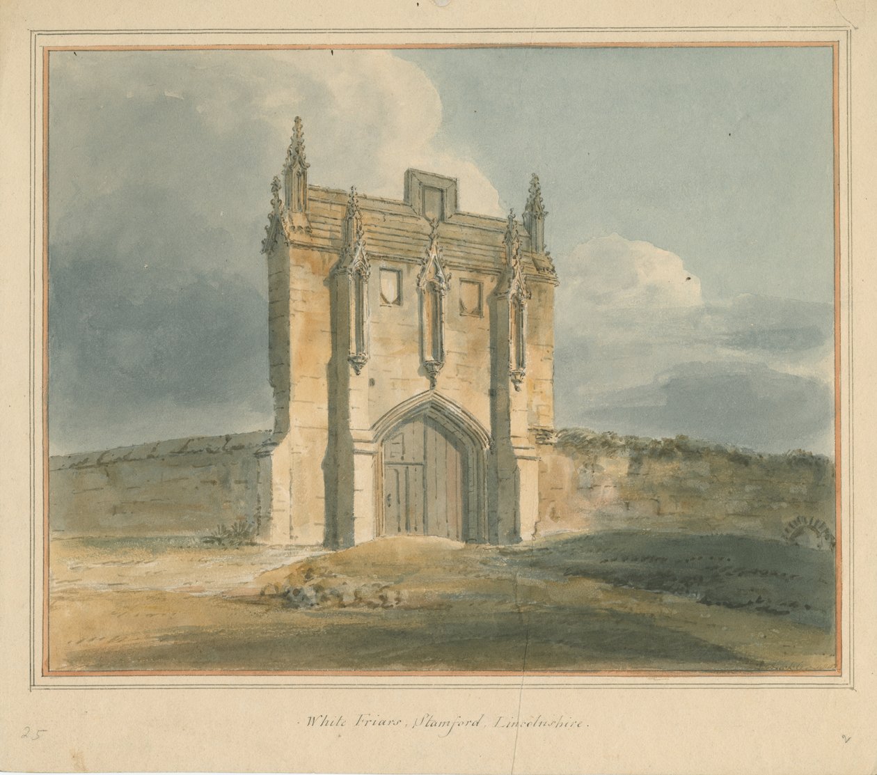 Lincolnshire - Stamford - White Friars da John Buckler