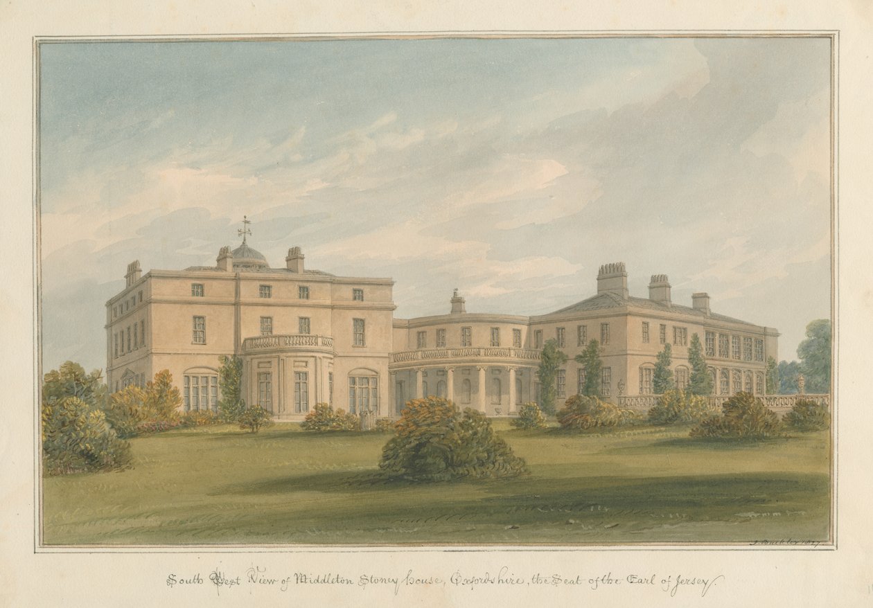 Oxfordshire - Casa di Middleton Stoney da John Buckler