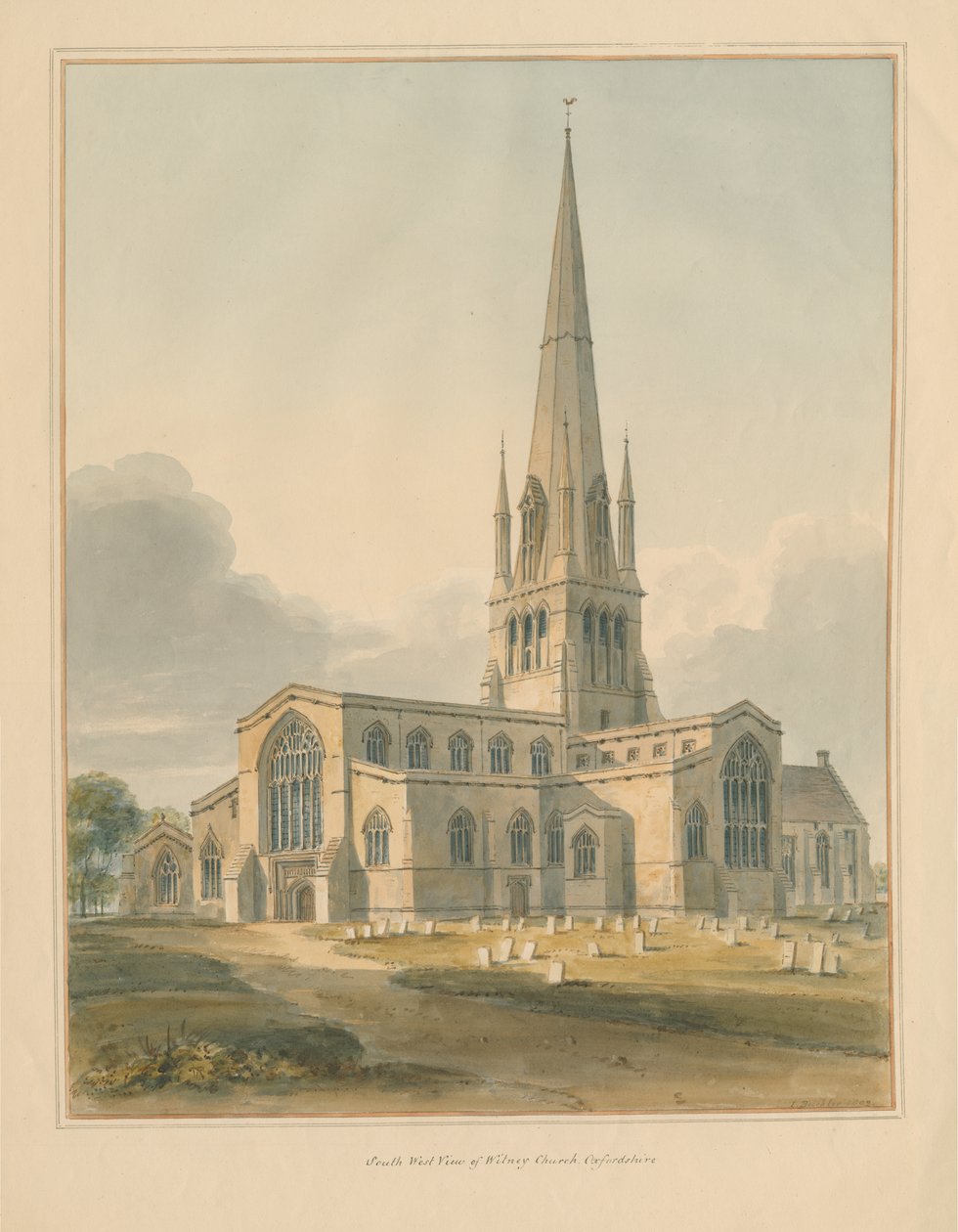 Oxfordshire - Chiesa di Witney da John Buckler