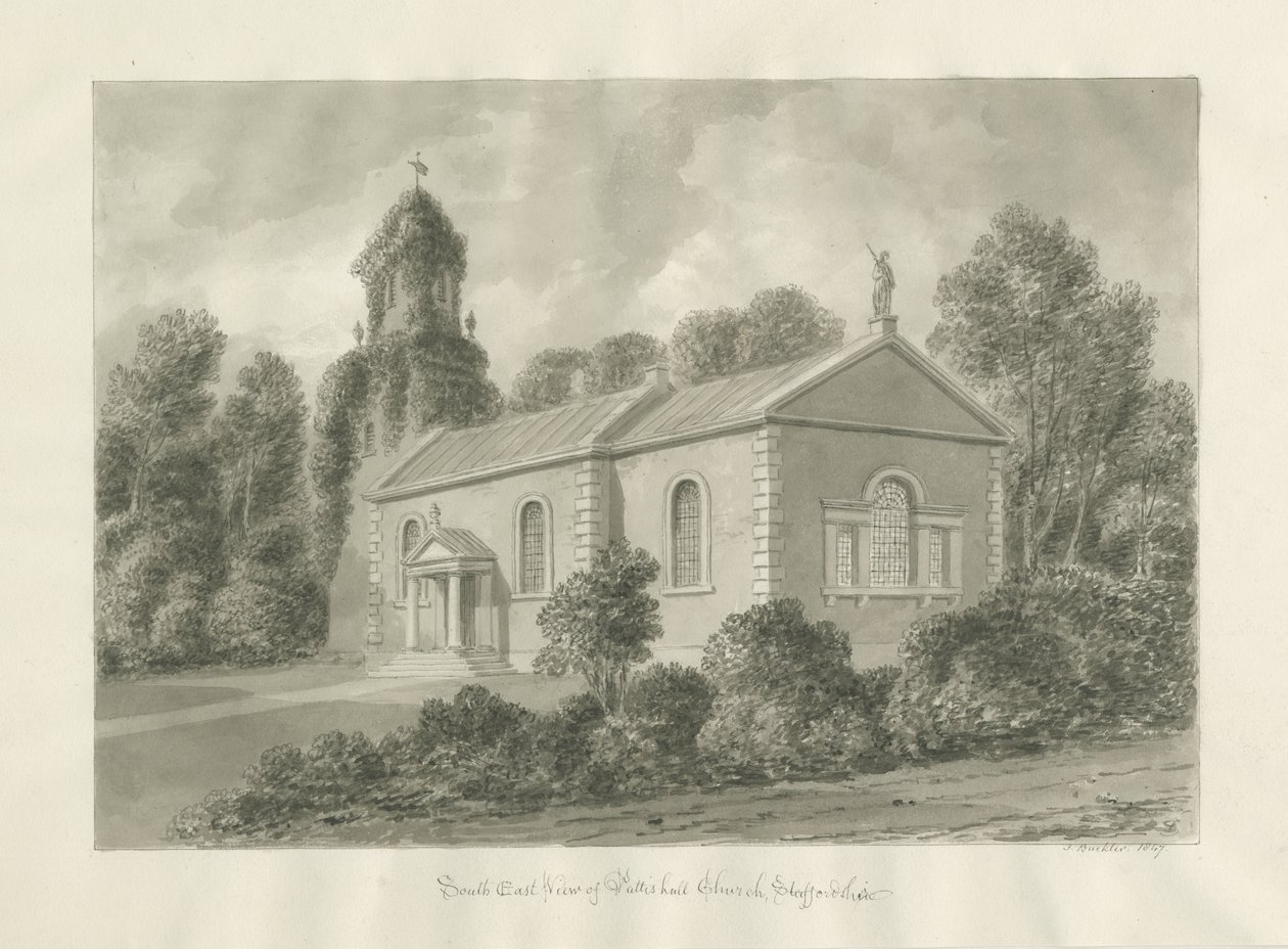 Chiesa di Patshull da John Buckler