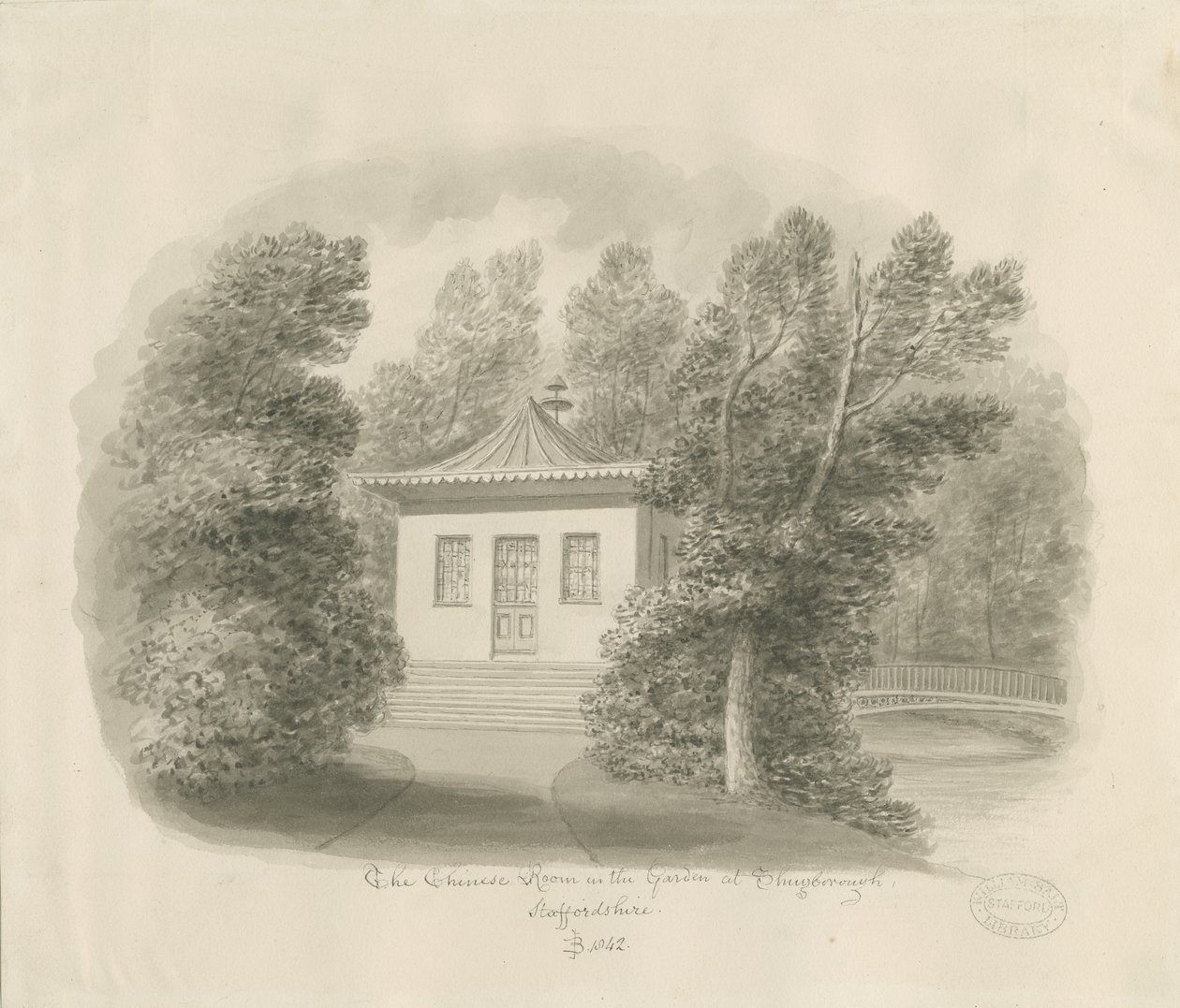 Shugborough - La Stanza Cinese da John Buckler