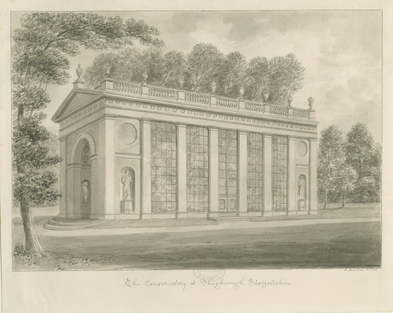 Shugborough Hall - Conservatorio da John Buckler