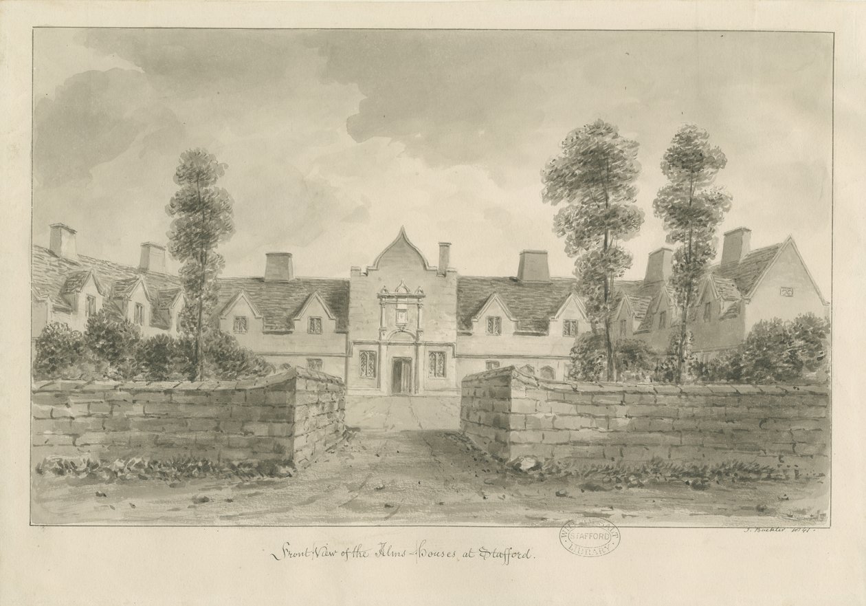 Stafford - Alms Houses da John Buckler