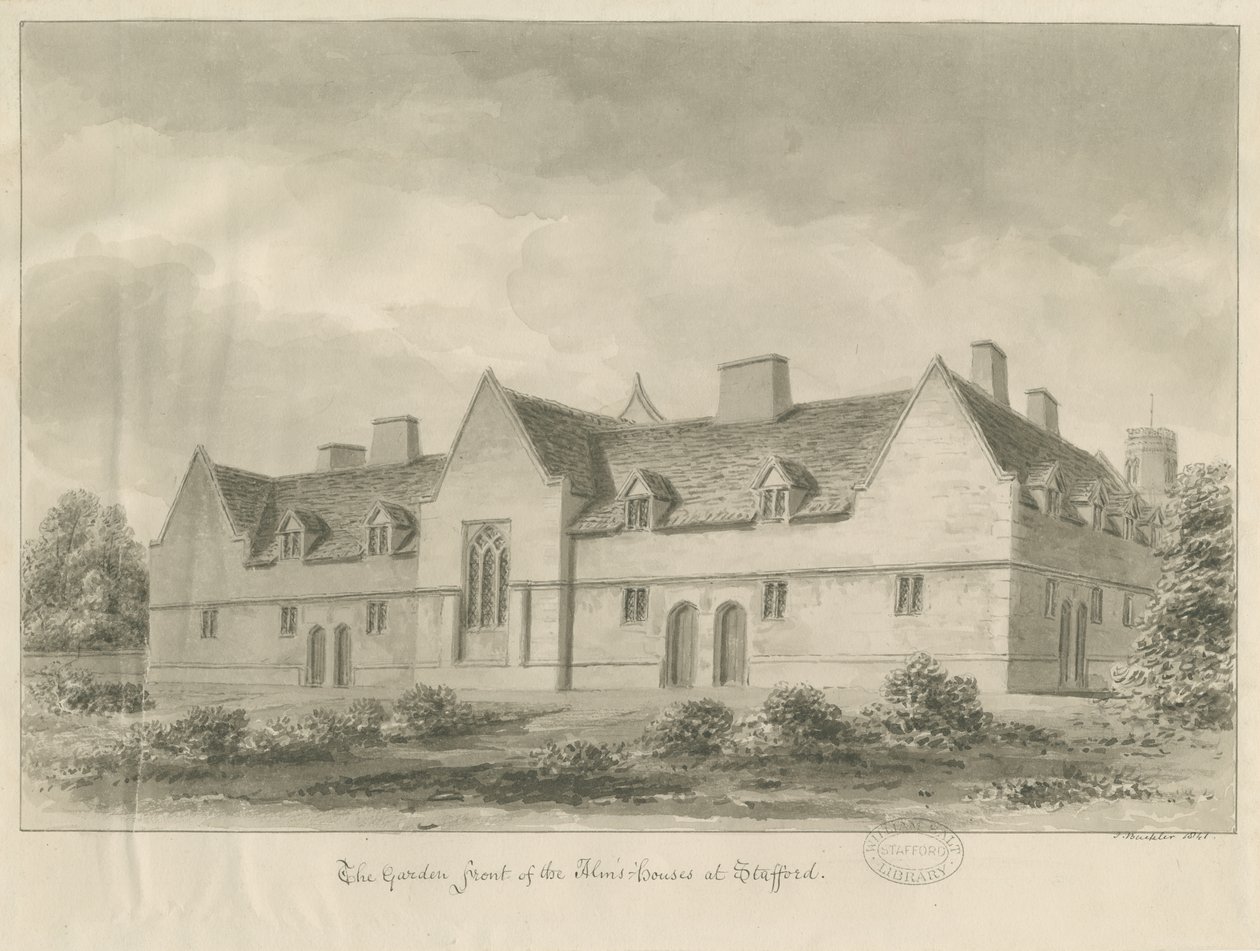 Stafford - Alms Houses da John Buckler