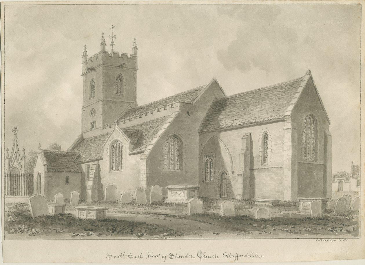 Chiesa di Standon da John Buckler