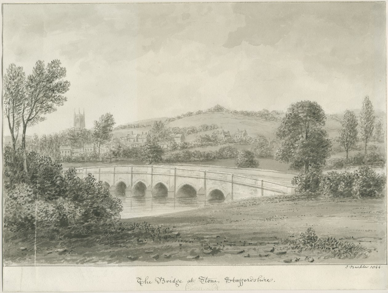 Stone - Ponte sul fiume Trent da John Buckler