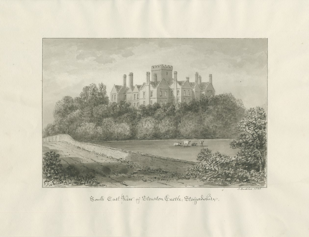 Castello di Stourton da John Buckler