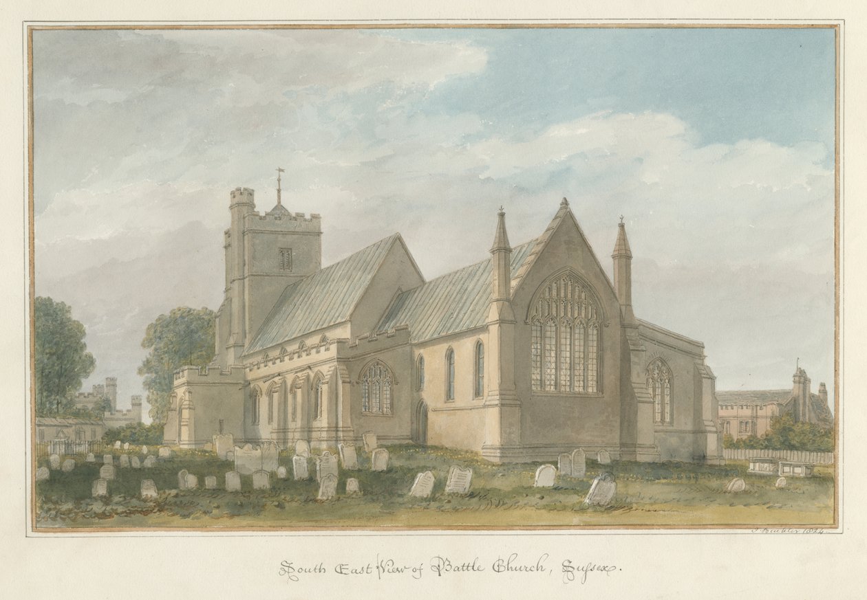 Sussex - Battle Church da John Buckler