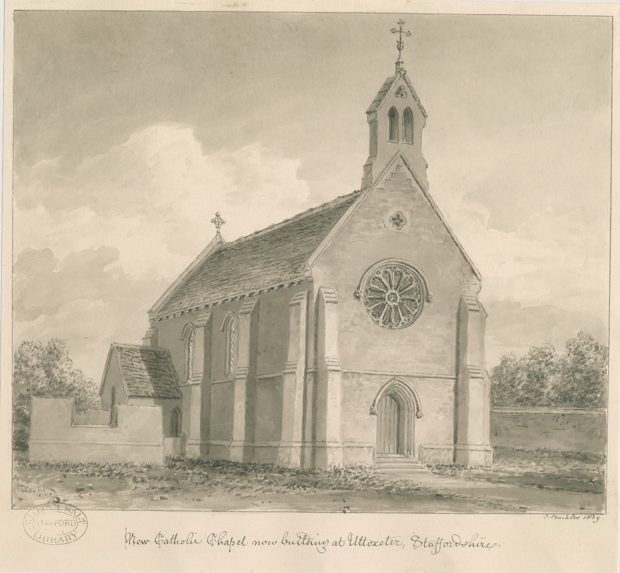 Uttoxeter - Nuova Cappella Cattolica da John Buckler