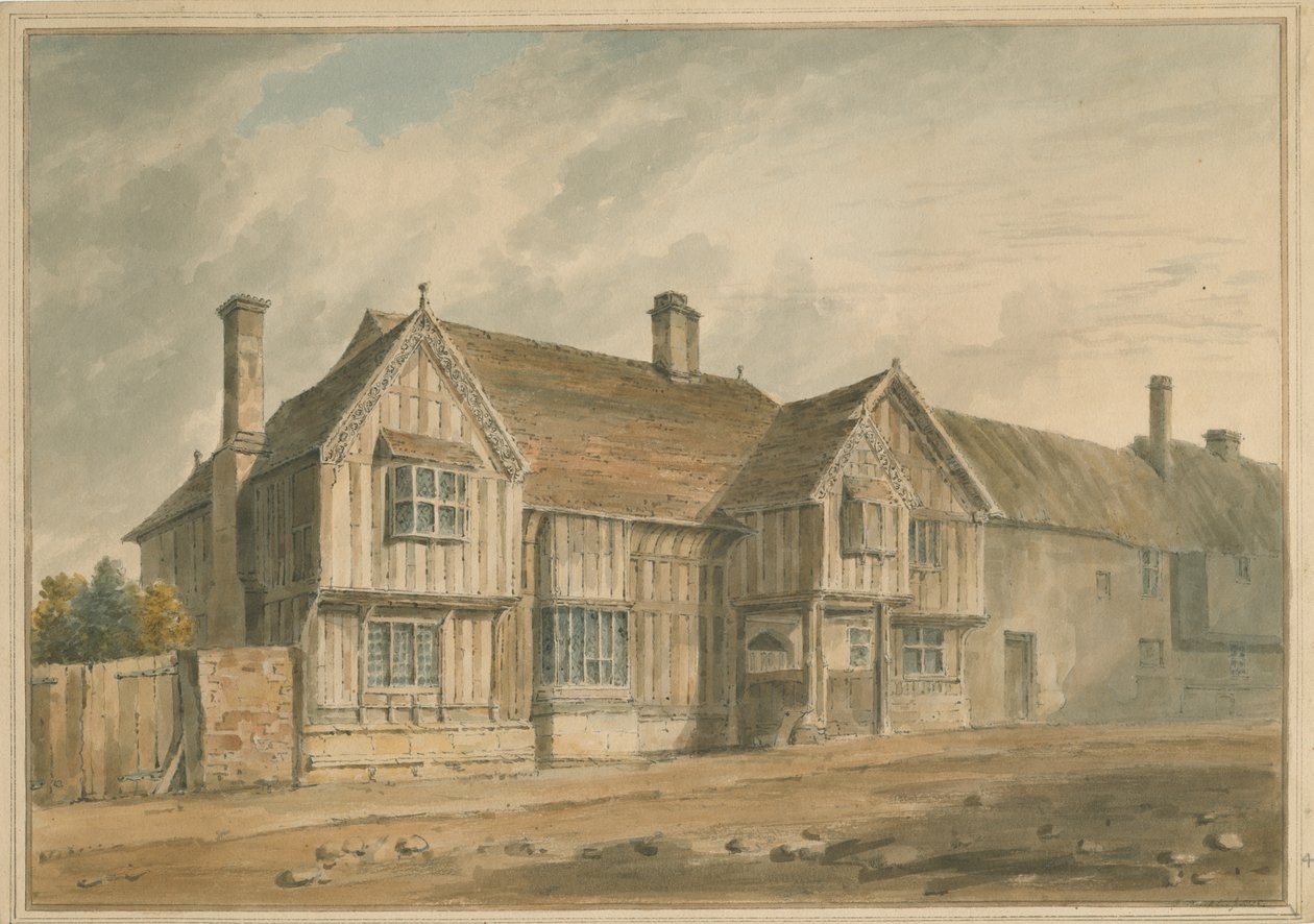 Warwickshire - Stratford - Casa di Shakespeare da John Buckler
