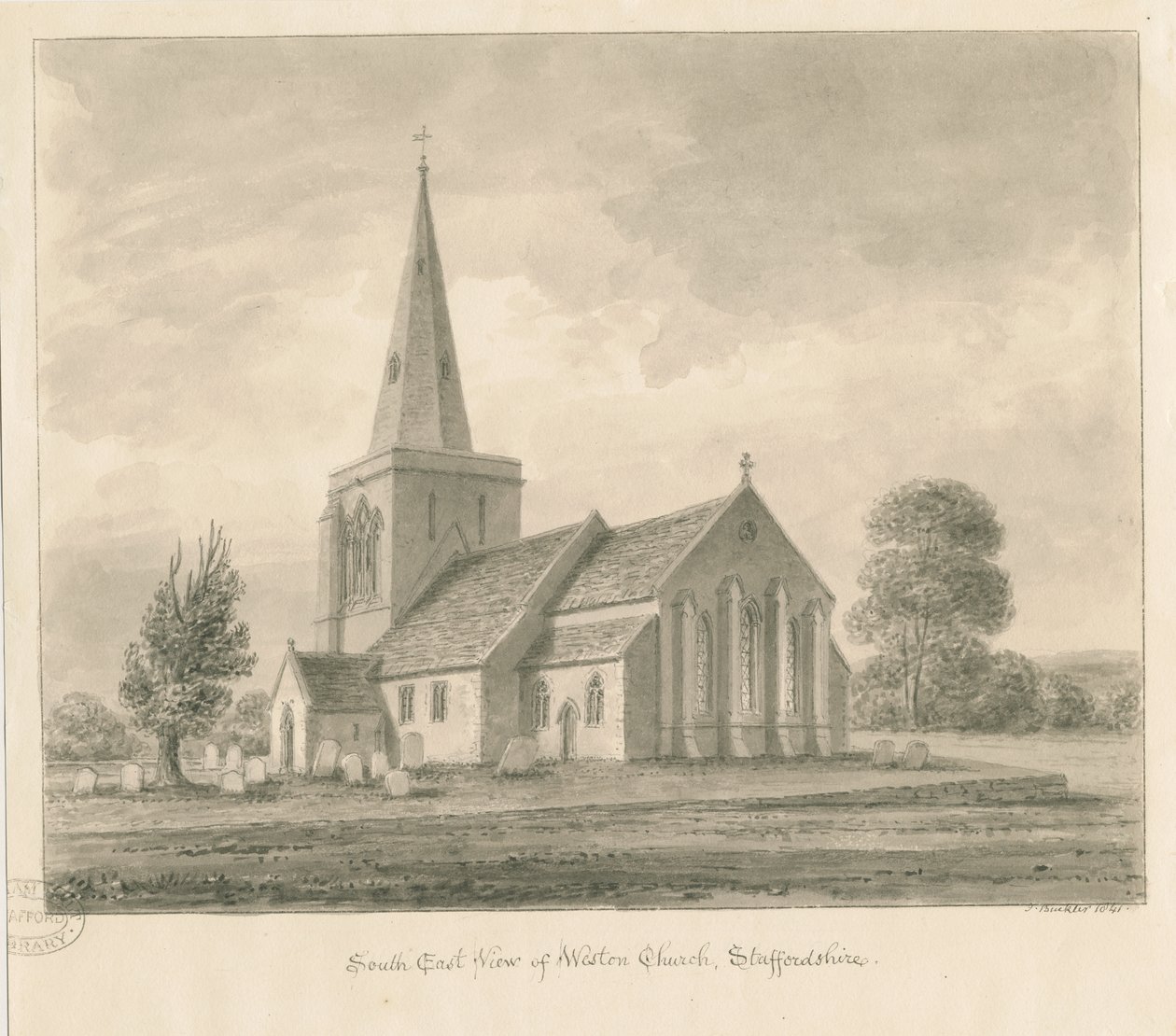 Weston-on-Trent - Chiesa da John Buckler