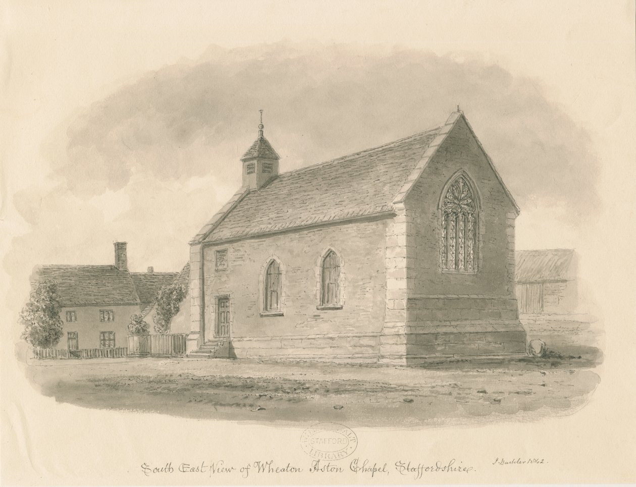 Cappella di Wheaton Aston da John Buckler