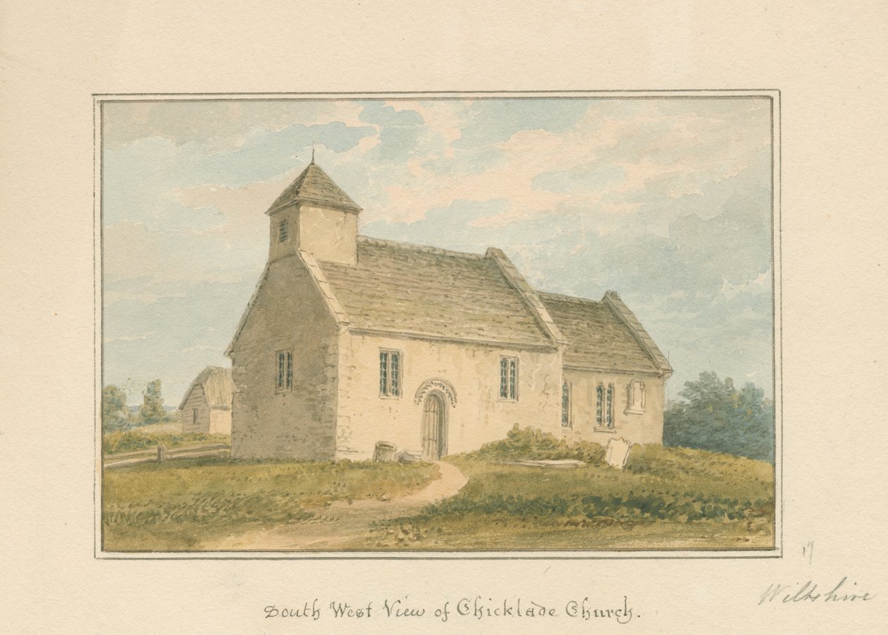 Wiltshire - Chiesa di Chicklade da John Buckler