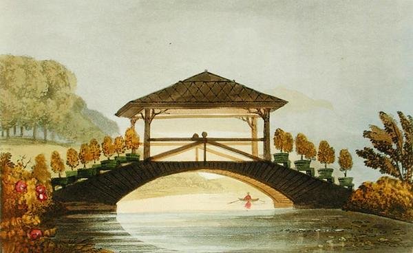 Un ponte rustico, da Ackermann