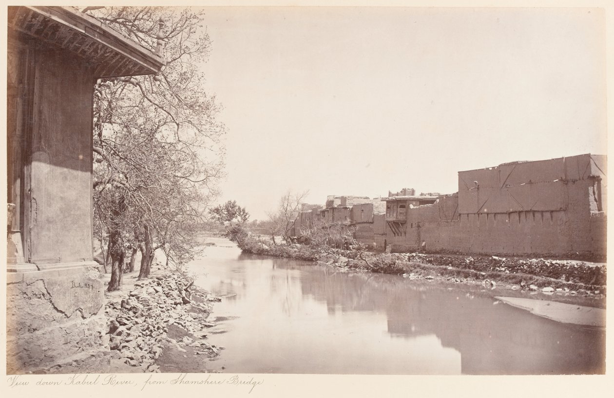Una vista del fiume Kabul da John Burke