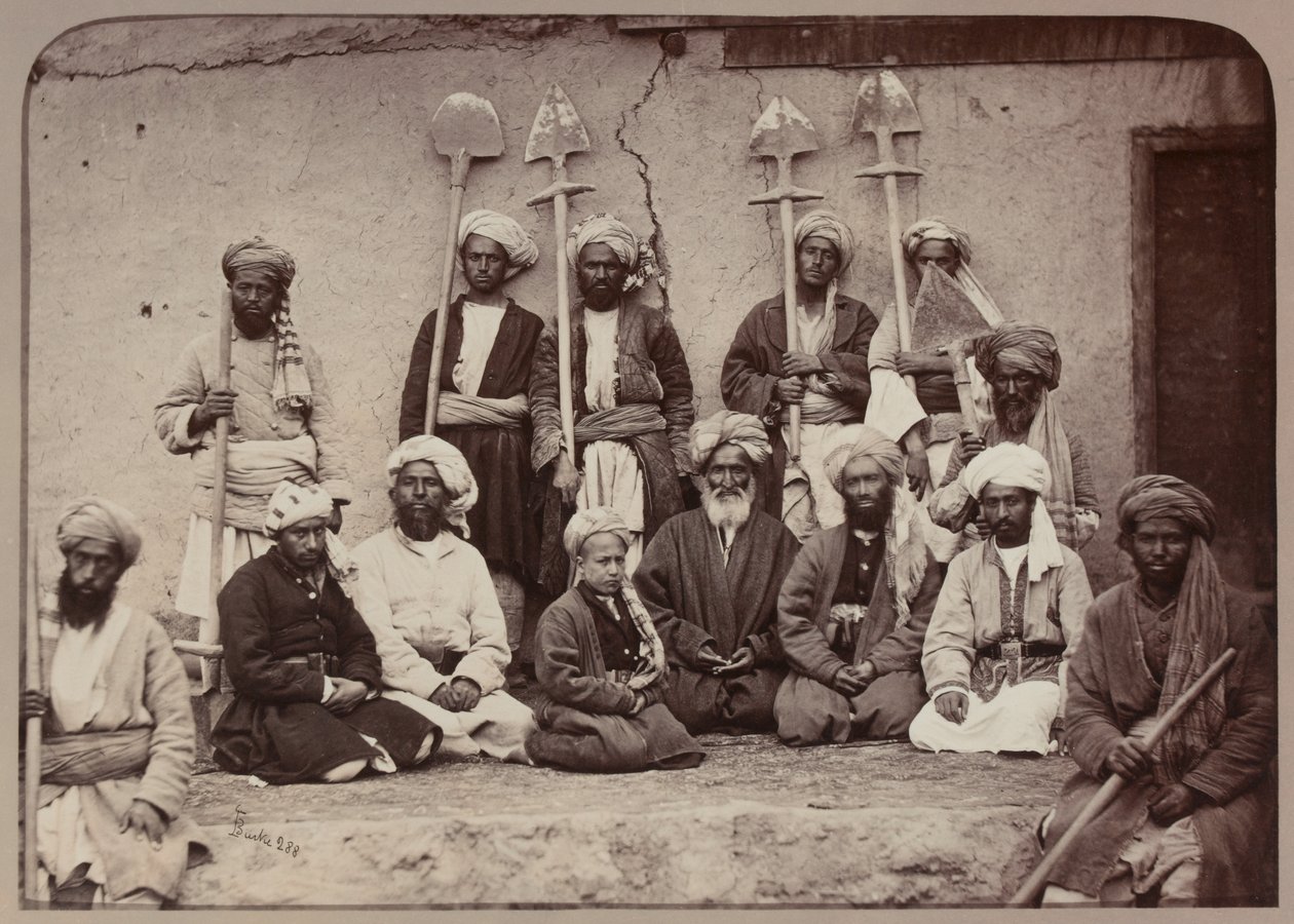 Proprietari terrieri e lavoratori di Kabul, 1879 da John Burke