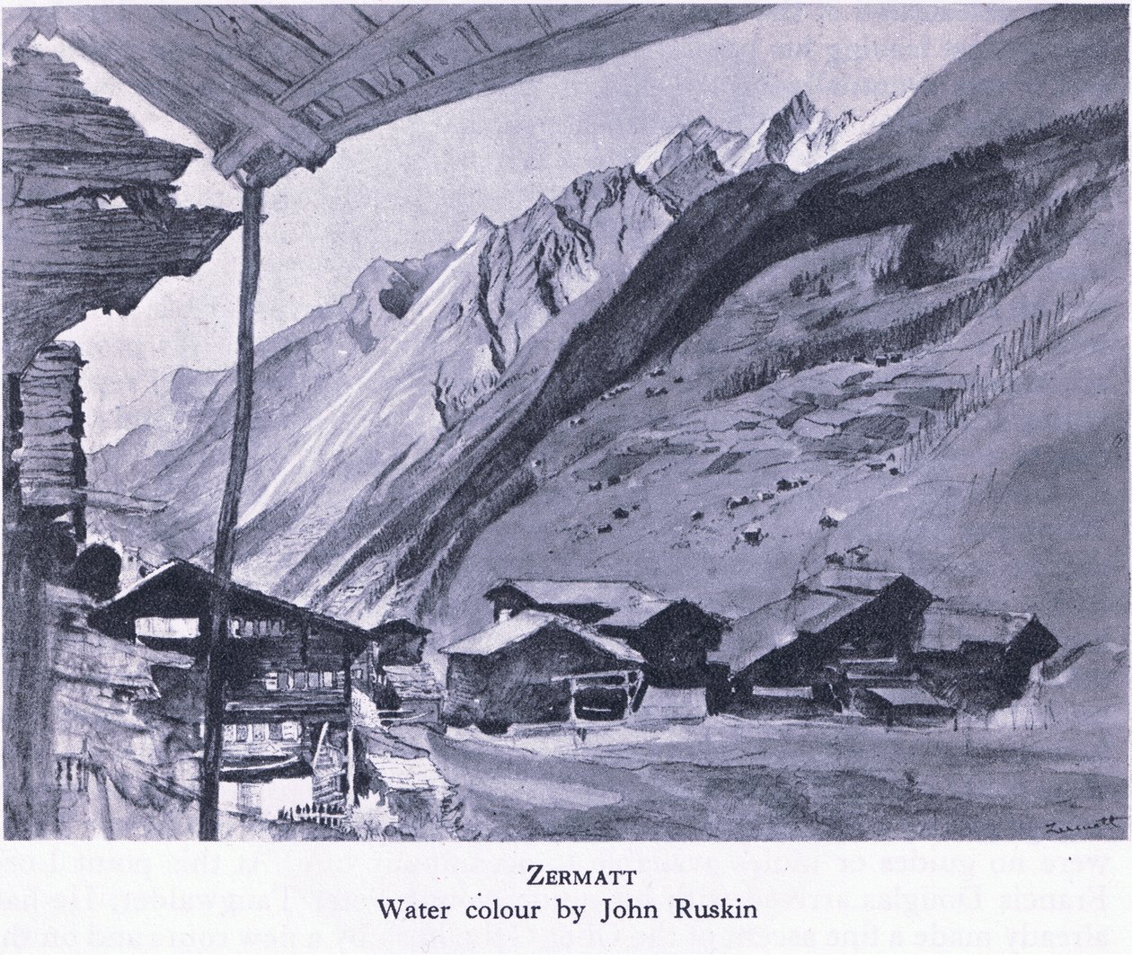 Zermatt, da British Adventure pubblicato da Collins da John Bushin