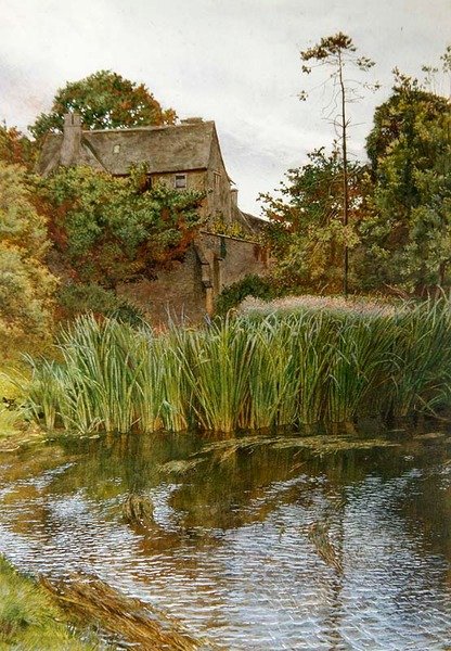 Un giardino autunnale da John Byam Liston Shaw