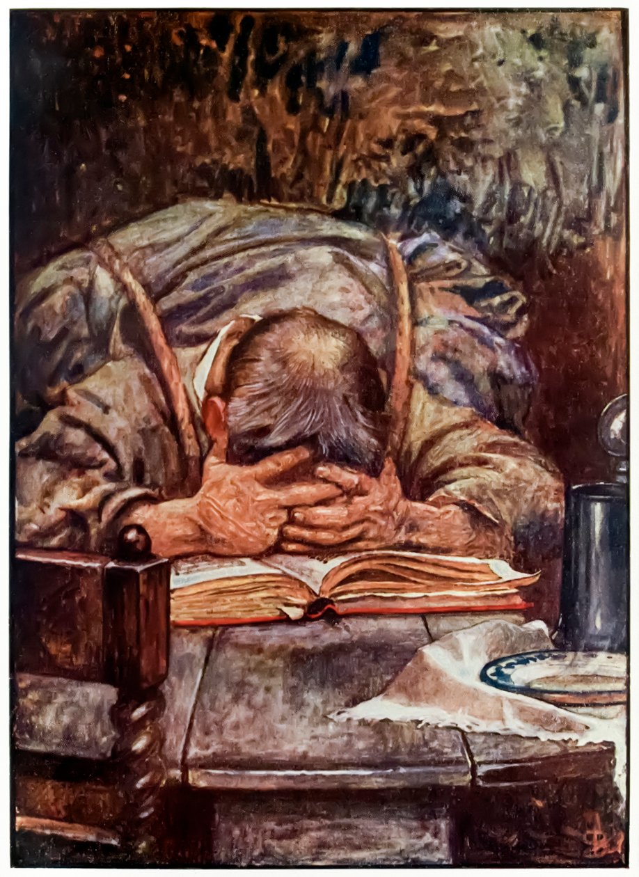 "Cristiano" da "Il pellegrinaggio del cristiano" di John Bunyan da John Byam Liston Shaw