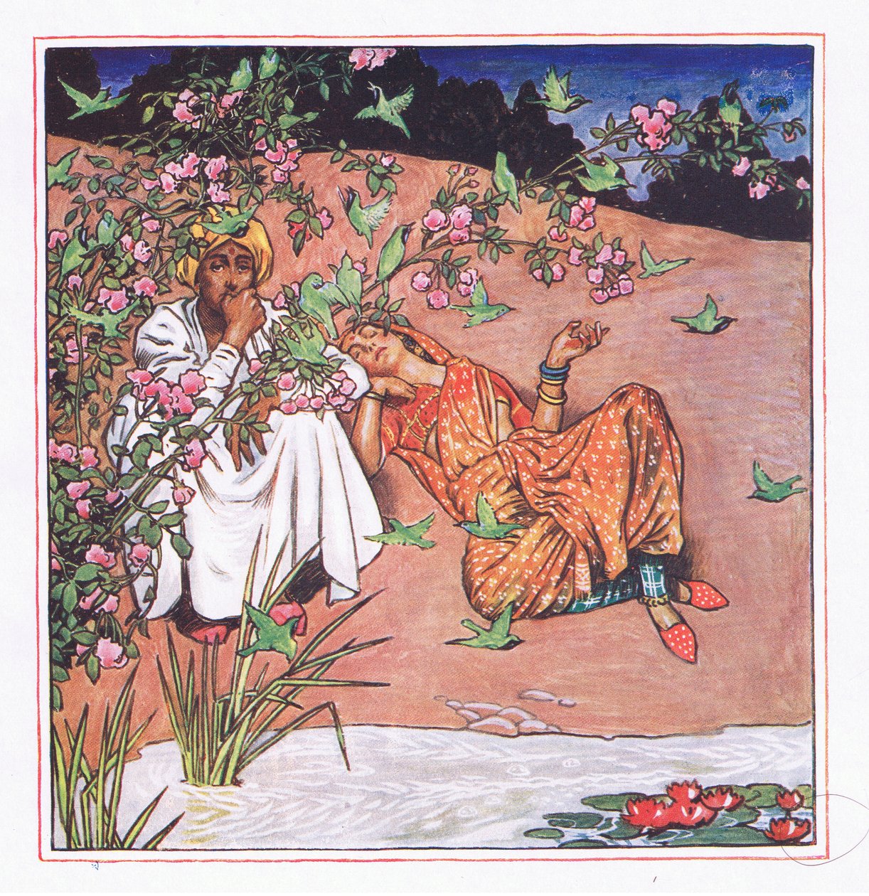 Ama leggermente, illustrazione da The Garden of Kama (e altri testi dall