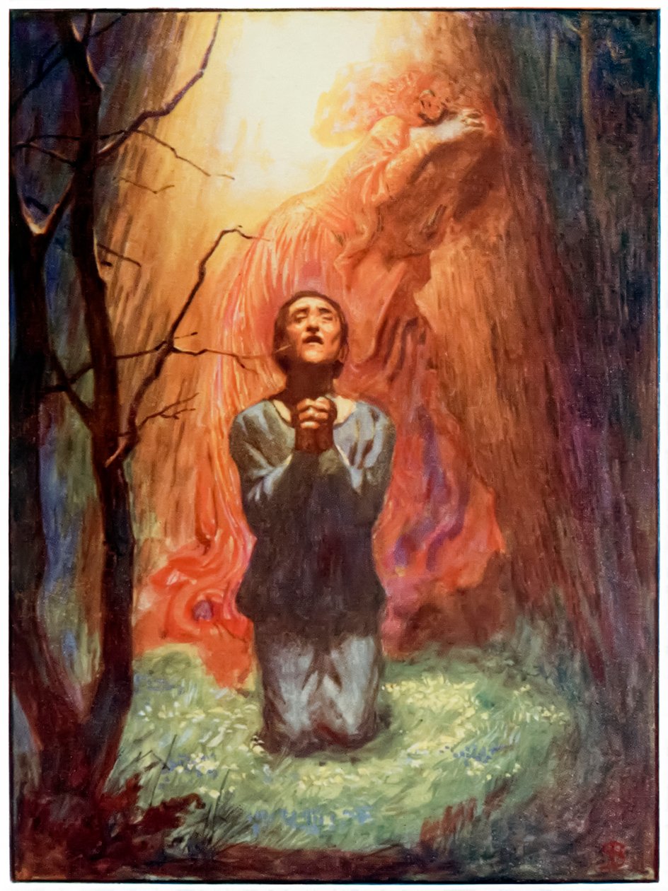 "Mr Standfast" da "Il Viaggio del Pellegrino da Questo Mondo a Quello che Verrà" di John Bunyan da John Byam Liston Shaw