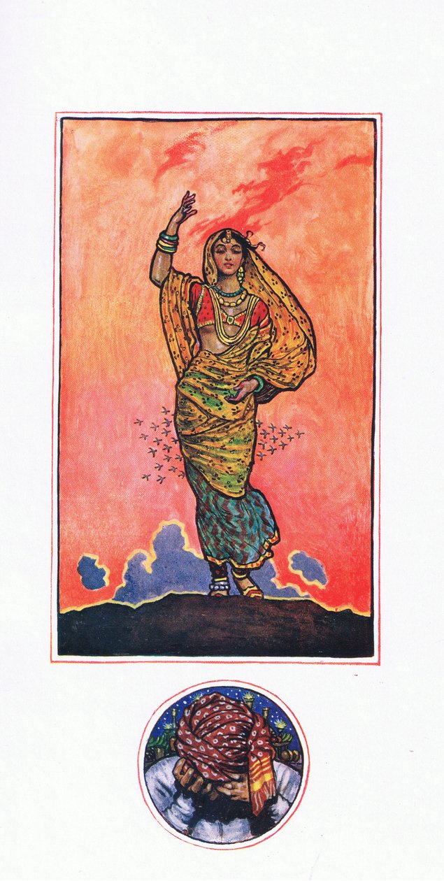 Rimembranza di Mahomed Akram, illustrazione da The Garden of Kama (e altri testi dall