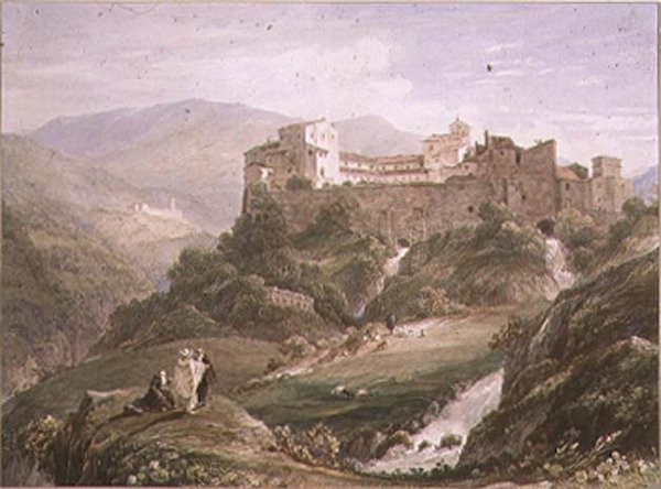 Paesaggio italiano, con monastero da John Byrne