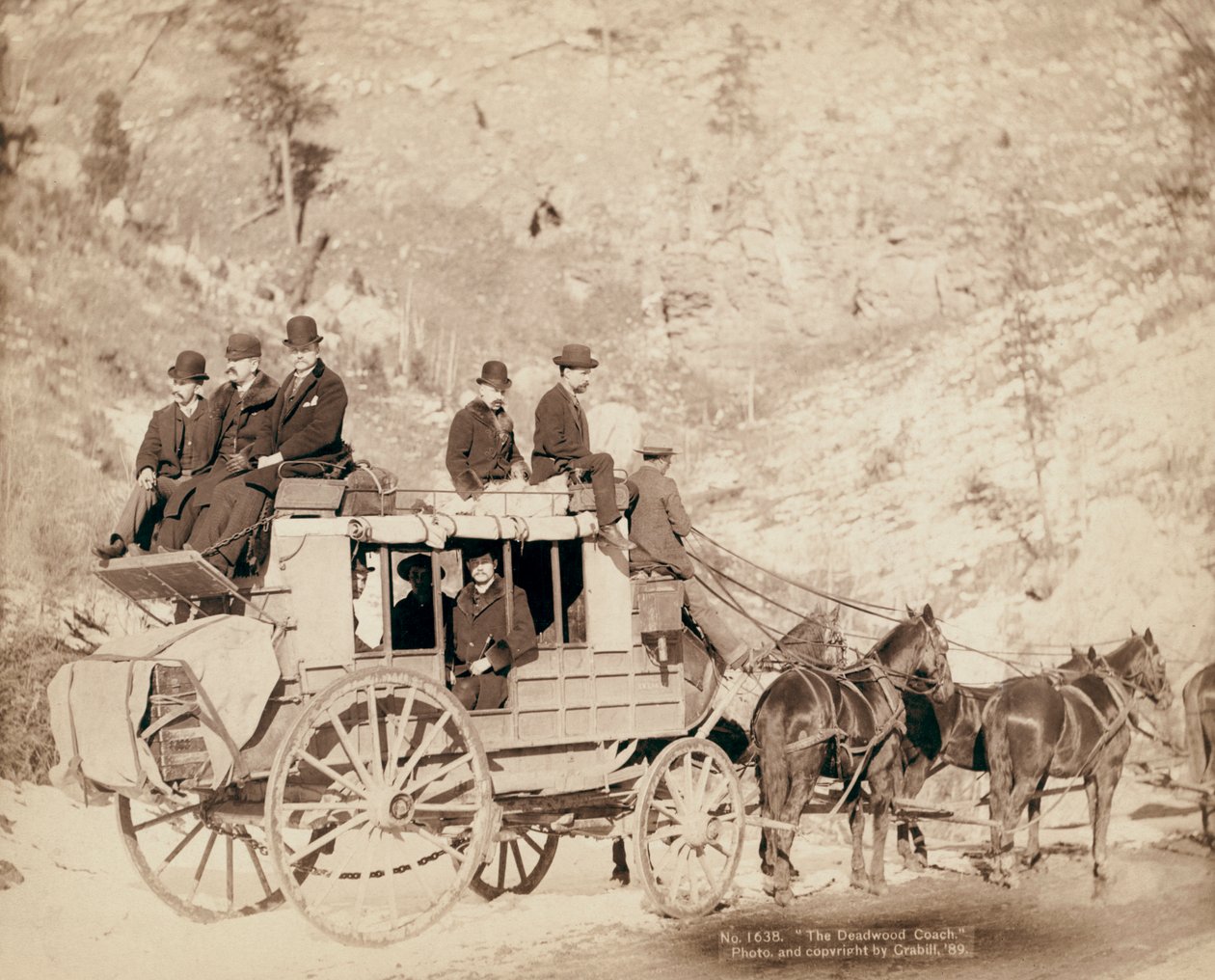 La Carrozza di Deadwood in Viaggio nel Dakota del Sud da John C. H. Grabill