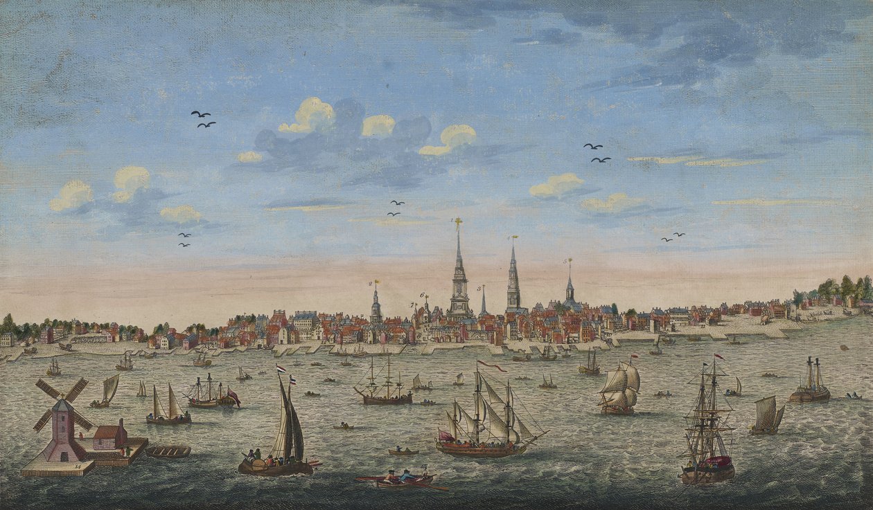 Vista Prospettica Orientale di Filadelfia, 1778 da John Carwitham