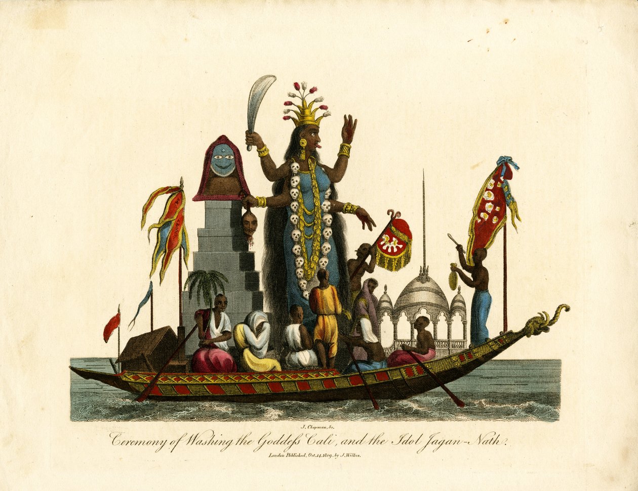 Cerimonia di lavaggio della dea Cali e dell