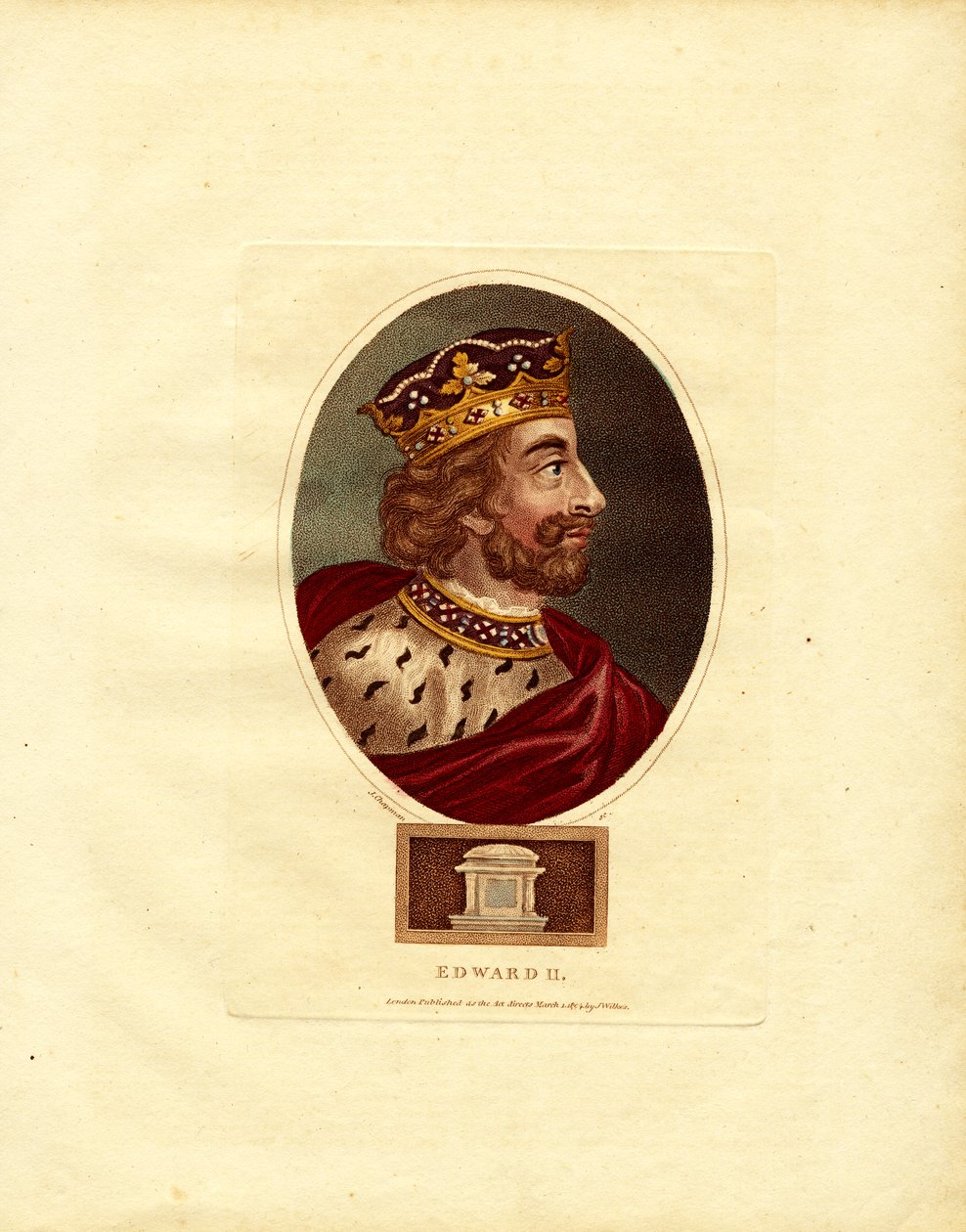 Ritratto di Edoardo II. da John Chapman