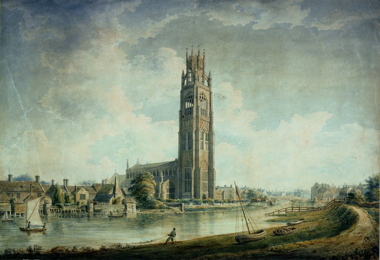 Boston Stump: vista da sud-ovest da John Chessell Buckler