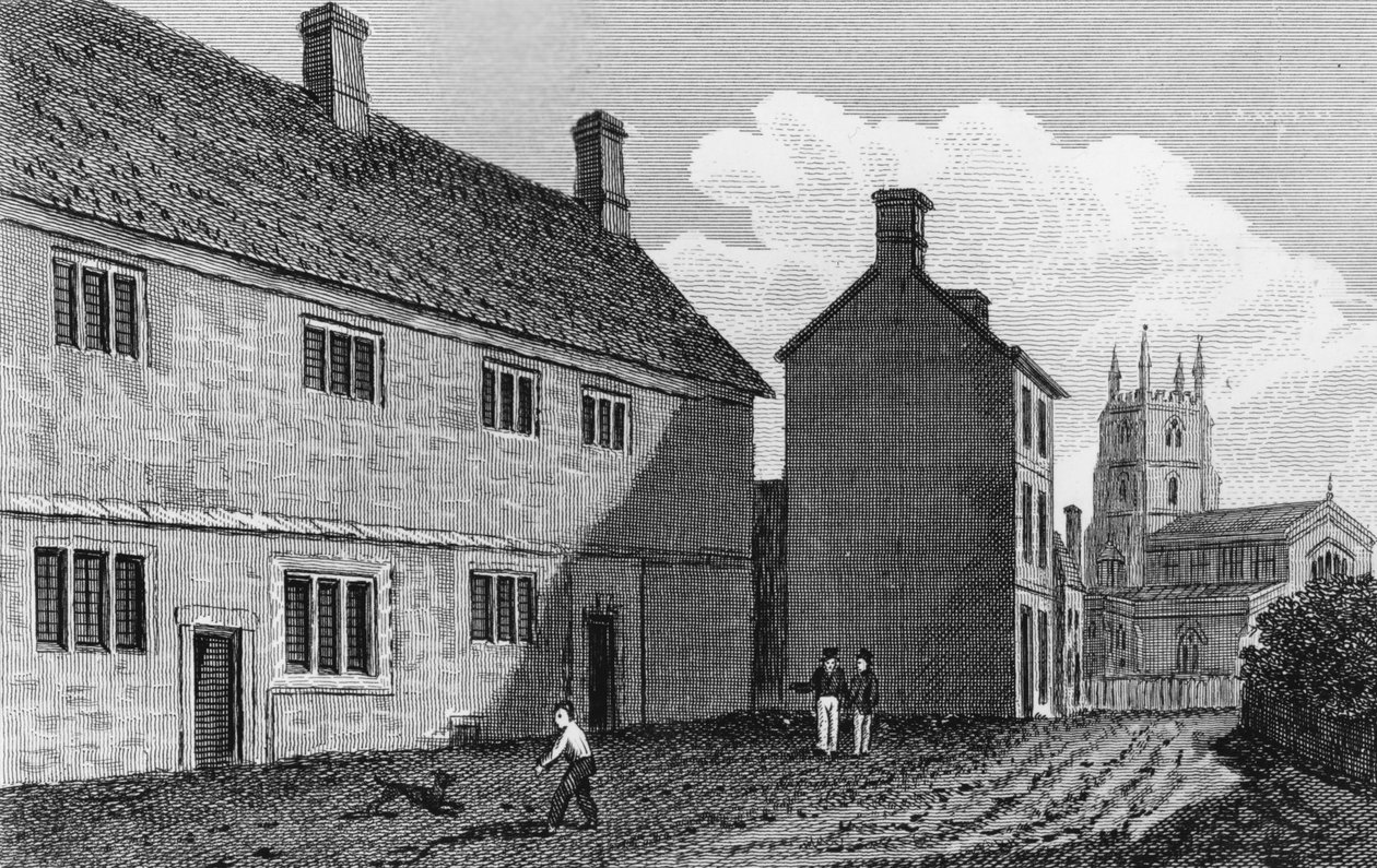 Scuola di grammatica a Chipping Norton, Oxfordshire da John Chessell Buckler