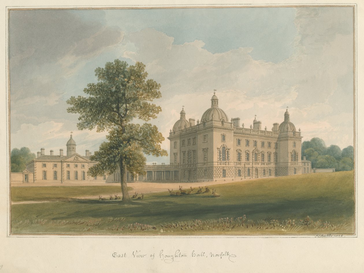 Norfolk - Houghton Hall da John Chessell Buckler