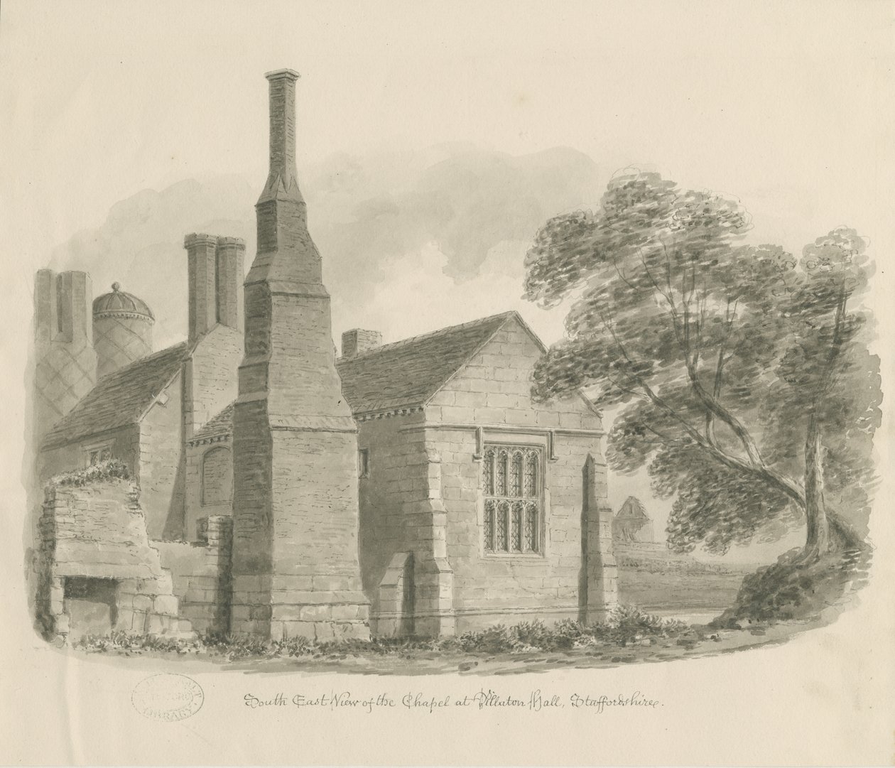 Pillaton Hall - Cappella da John Chessell Buckler