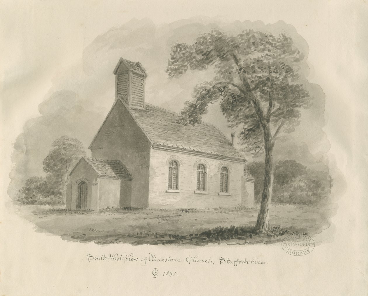 Cappella di Marston da John Chessell Buckler
