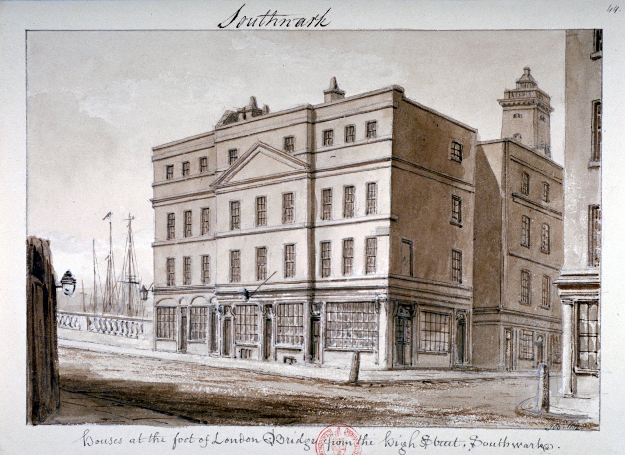 Vista di Borough High Street e l