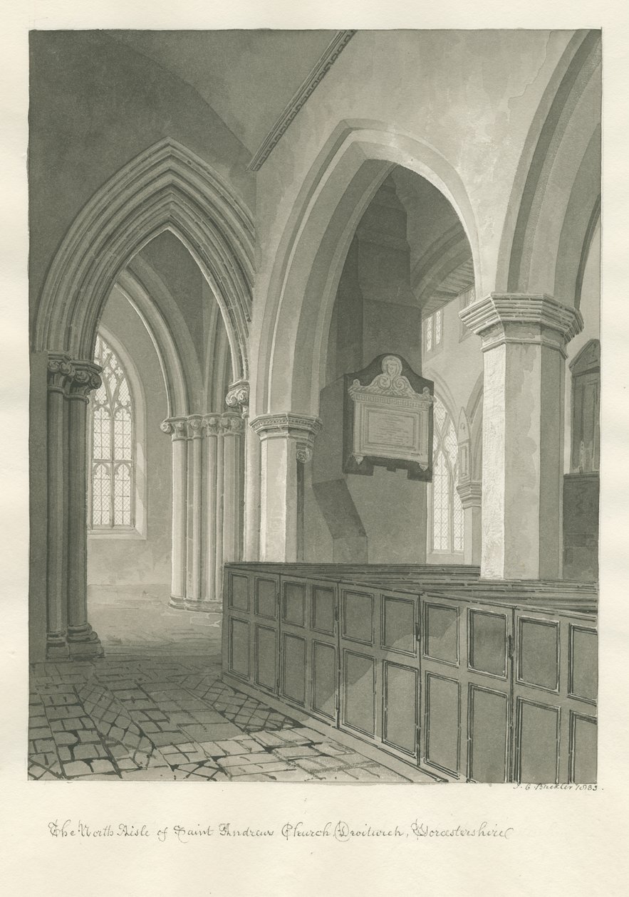 Worcestershire - Droitwich - Interno della Chiesa di Sant