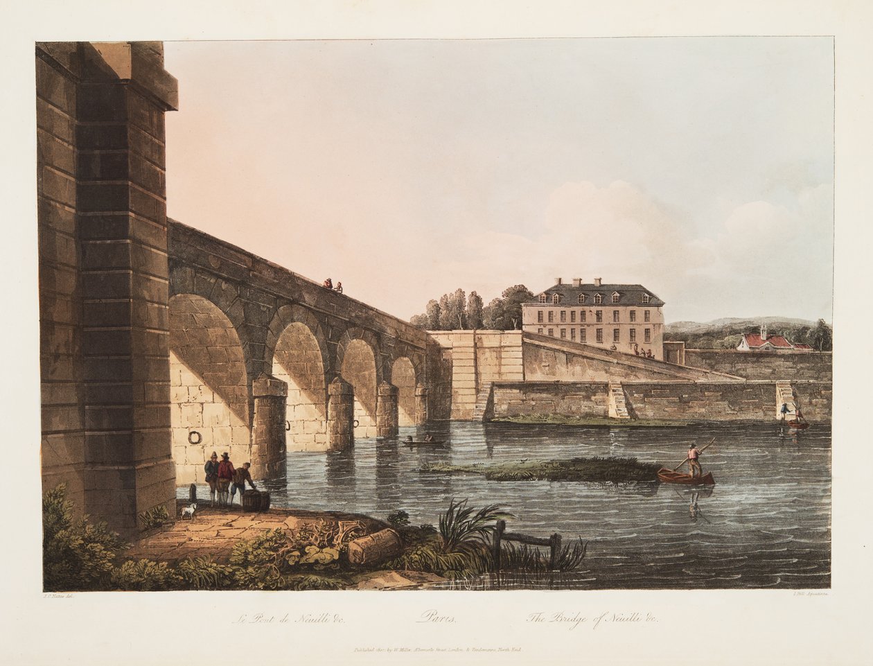 Parigi, Il Ponte di Neuille da John Claude Nattes