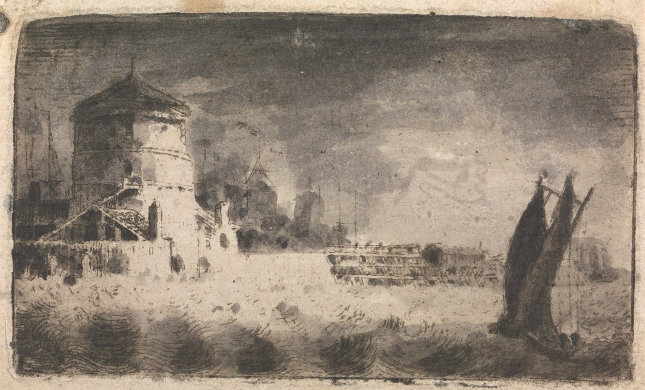Vecchia torre, Leith da John Clerk of Eldin