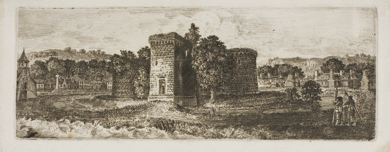 Castello di Rothesay da John Clerk of Eldin