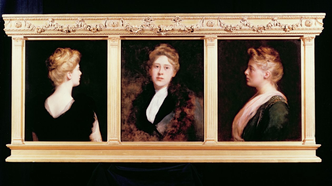Triplo ritratto di una donna da John Collier
