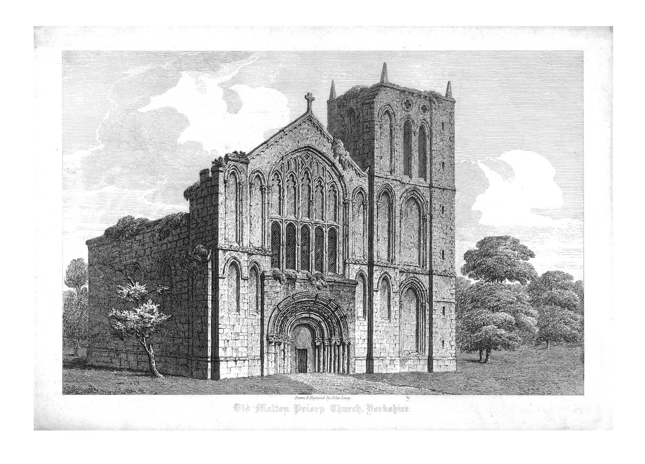 Vecchia chiesa priorale di Malton, Yorkshire da John Coney