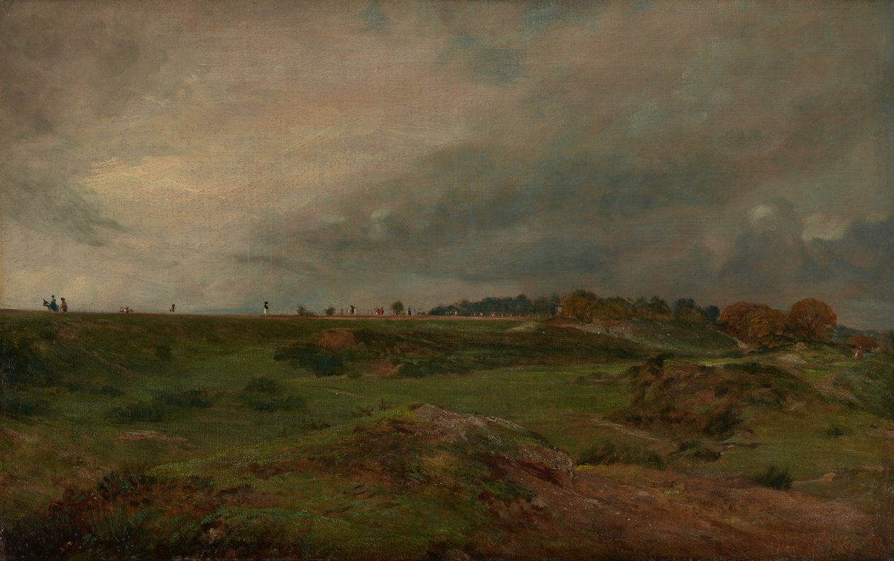 Una strada che attraversa Hampstead Heath da John Constable