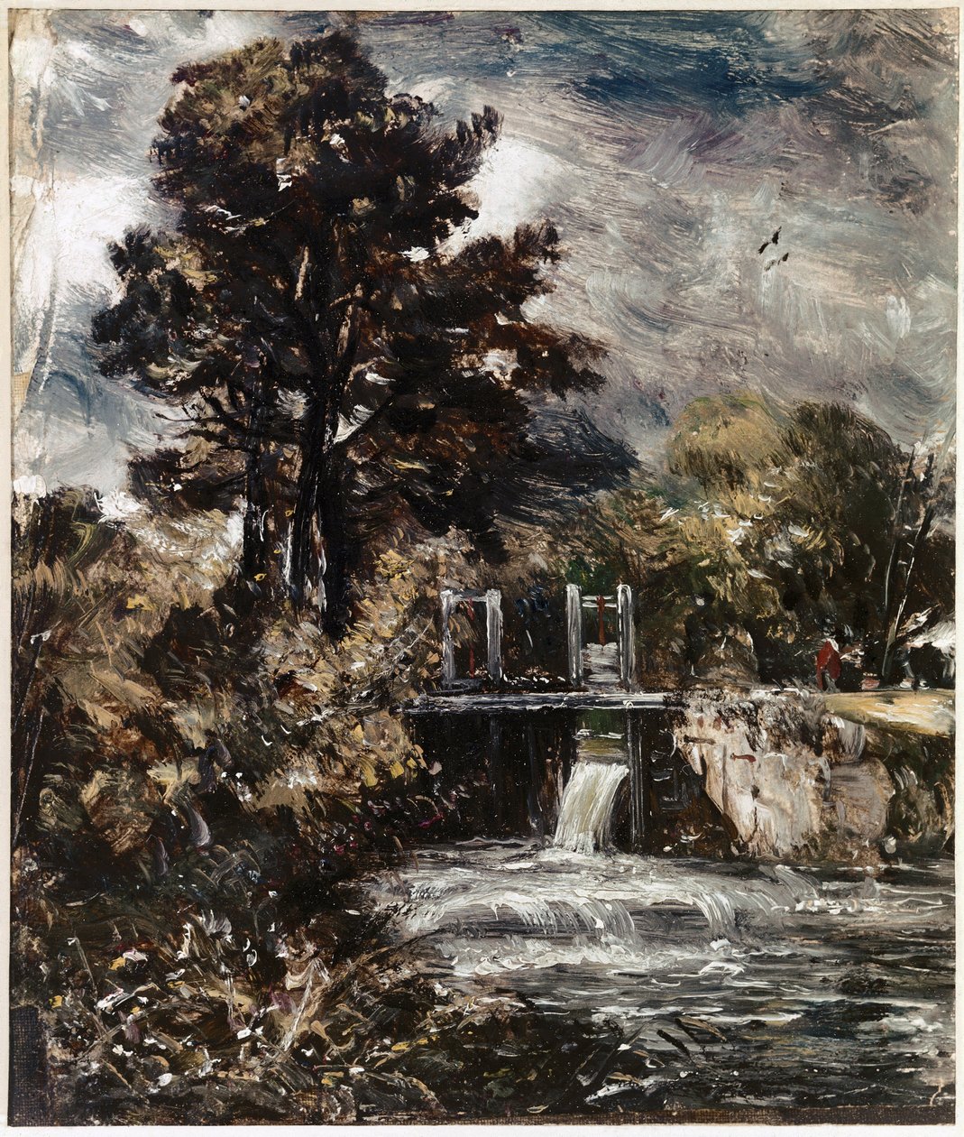 Una chiusa, forse sullo Stour da John Constable