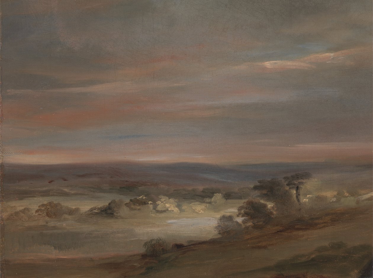 Una vista su Hampstead Heath, mattina presto da John Constable