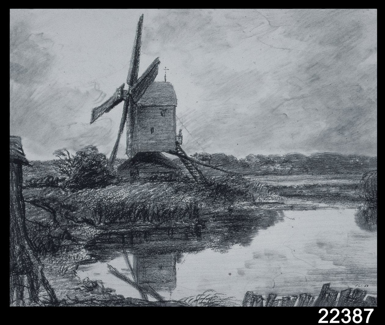 Un mulino sulle rive del fiume Stour da John Constable