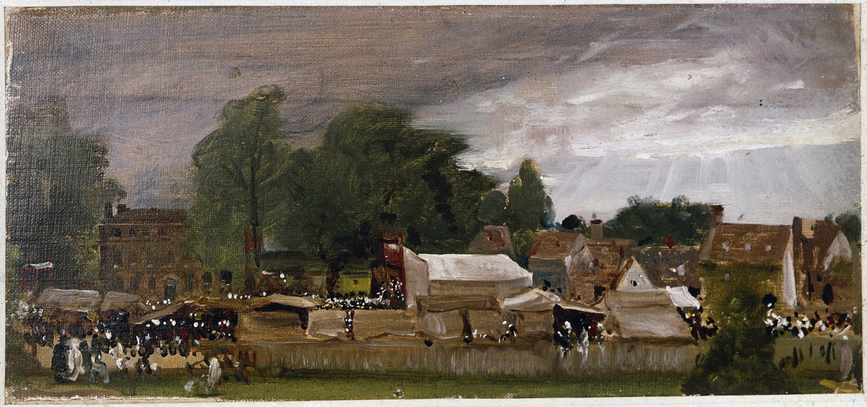 Una fiera di paese, probabilmente a East Bergholt da John Constable