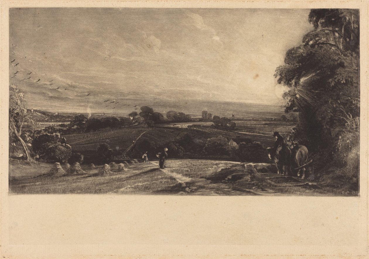 Tramonto autunnale da John Constable